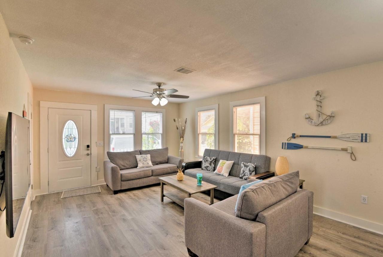 Bright Galveston Bungalow Half Mi To Pleasure Pier Екстер'єр фото