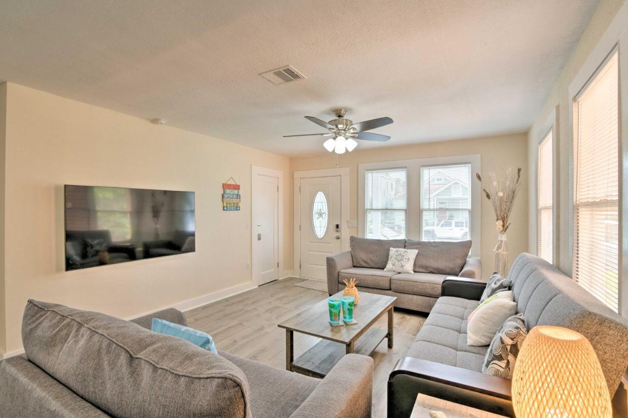 Bright Galveston Bungalow Half Mi To Pleasure Pier Екстер'єр фото
