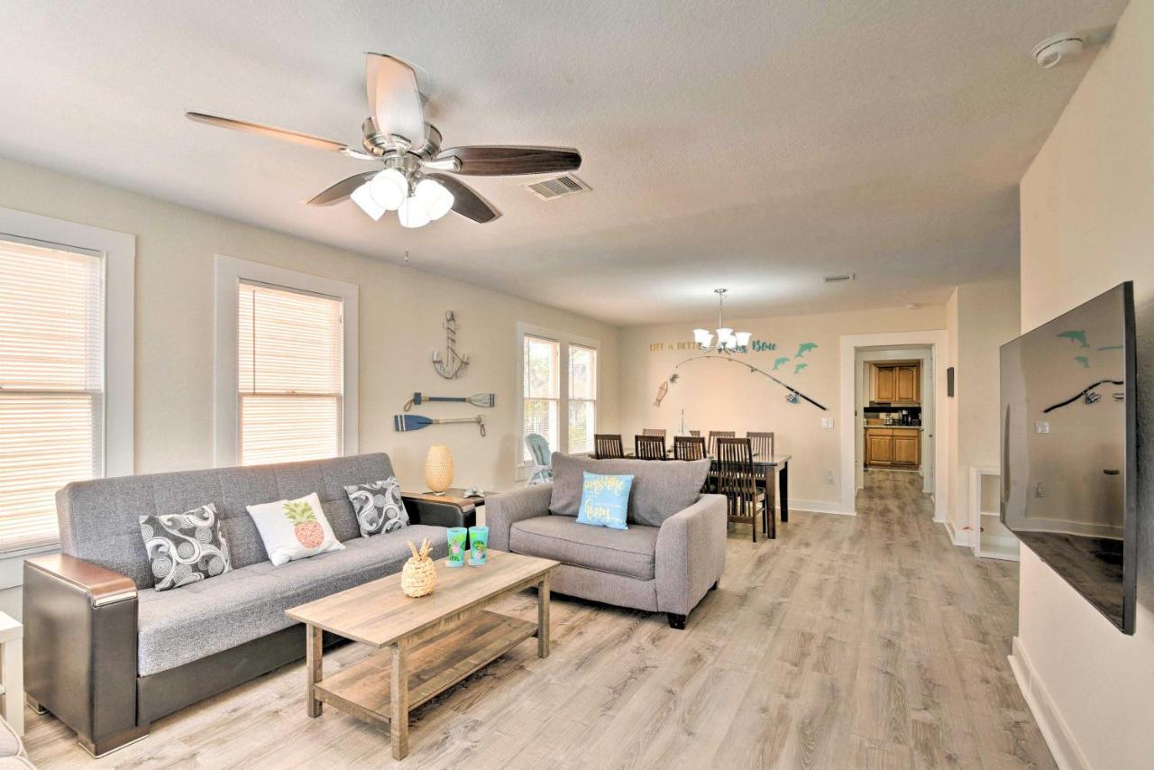 Bright Galveston Bungalow Half Mi To Pleasure Pier Екстер'єр фото