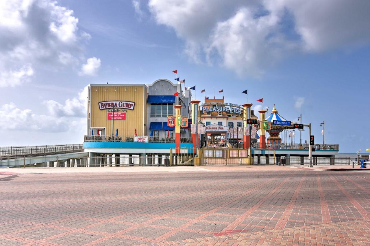 Bright Galveston Bungalow Half Mi To Pleasure Pier Екстер'єр фото